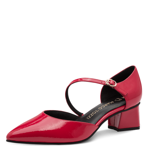 Hovedbilde PUMPS M/REIM GLOSSY - RØD