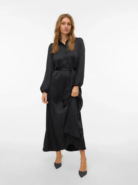 Hovedbilde BEA SATENG KJOLE  - SORT