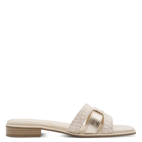 Hovedbilde SANDAL M/LAV HÆL MT - CREAM