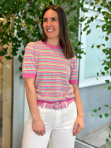 Hovedbilde DIANA GENSER M/STRIPER - CERISE MIX