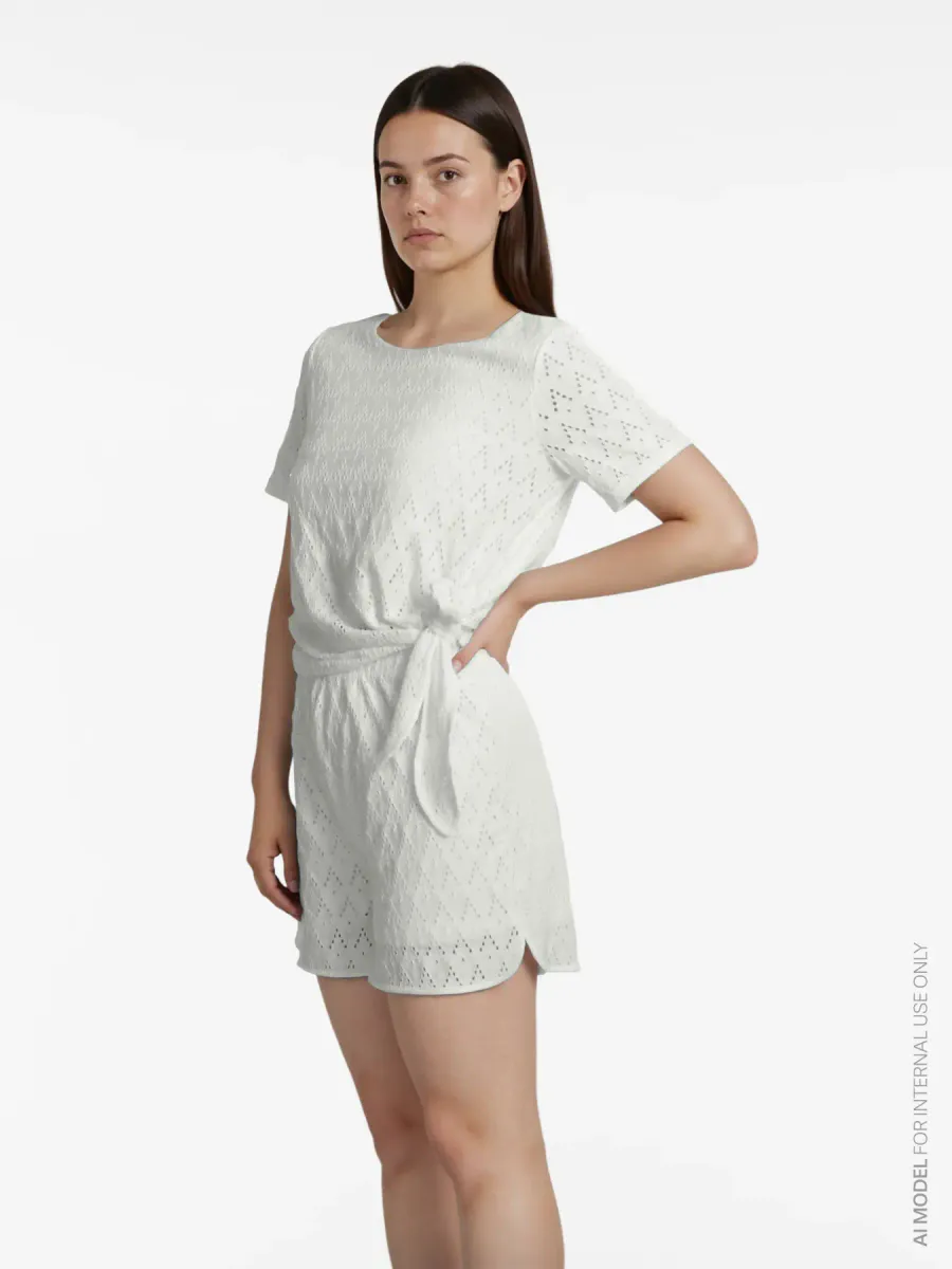 AMALINA SHORTS - OFFWHITE