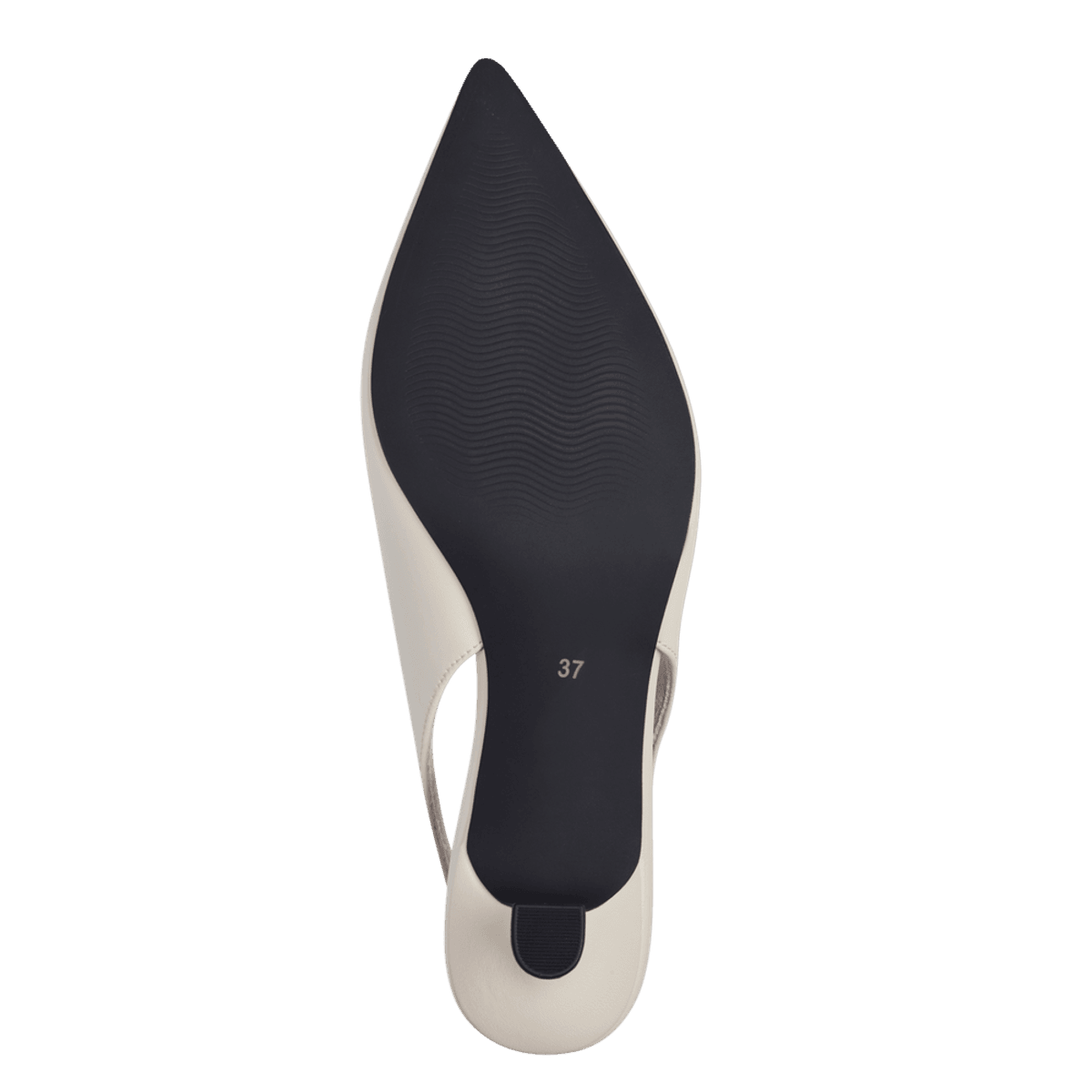 PUMPS SNERTEN HÆL M/SLINGBACK - CREAM