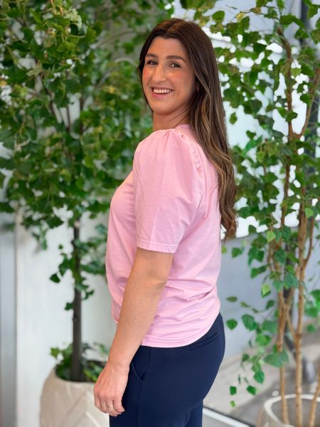 Hovedbilde FENJA T-SHIRT M/PUFFERM - ROSA