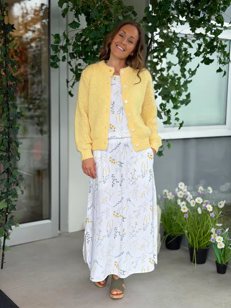 Hovedbilde WILO STRIKKET CARDIGAN - GUL