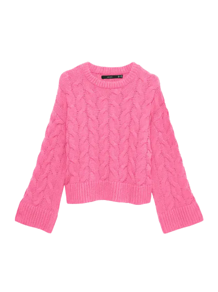 Hovedbilde SVEA THEA CABEL KNIT - CERISE