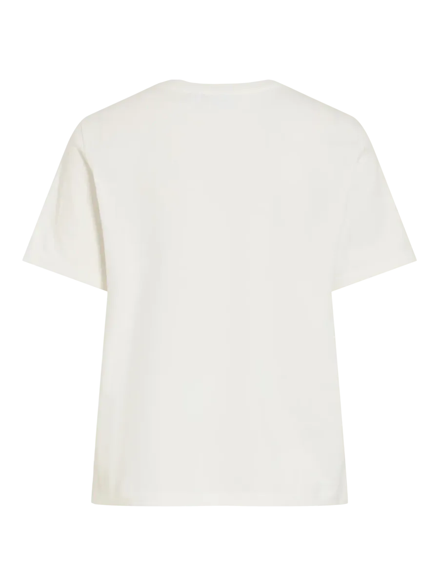 SYBIL T-SHIRT GARDEN - HVIT