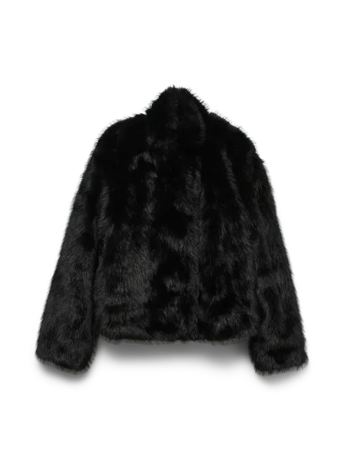 Hovedbilde MONROE FAKE FUR JAKKE - SORT