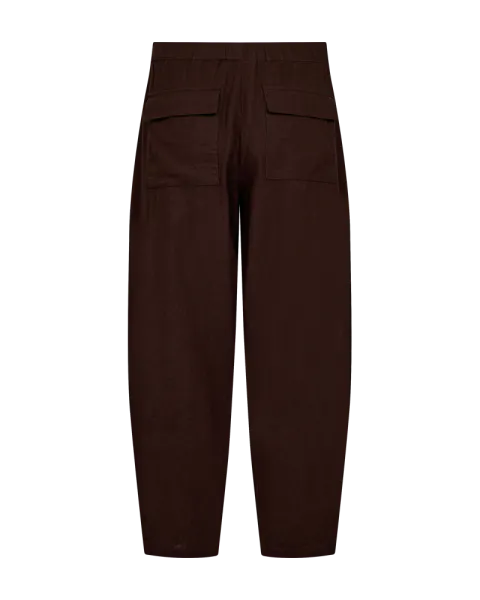 Hovedbilde LAVA LIN/VISCOSE BUKSE BALLON - BRUN