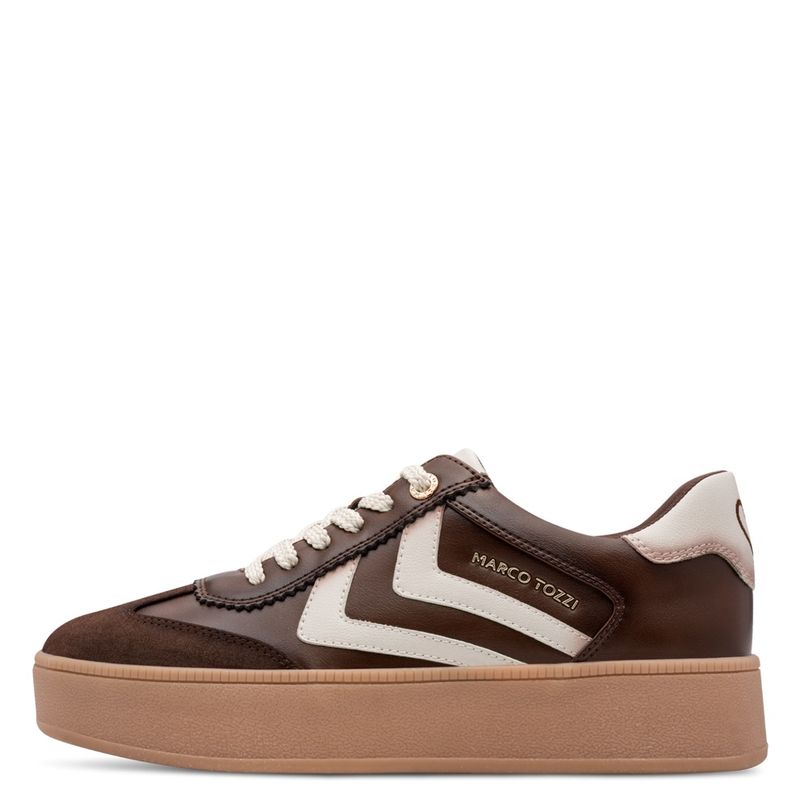 SNEAKERS COMBI - BRUN