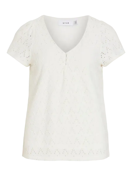 Hovedbilde AMALINA TOPP EMBRO - OFFWHITE