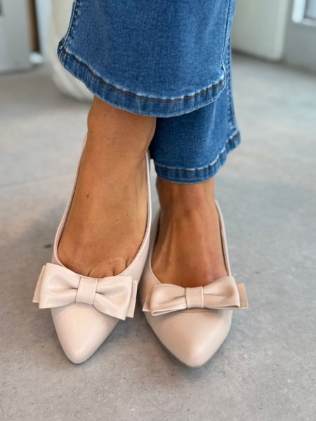 Hovedbilde PUMPS LAV HÆL M/BOW - ROSE