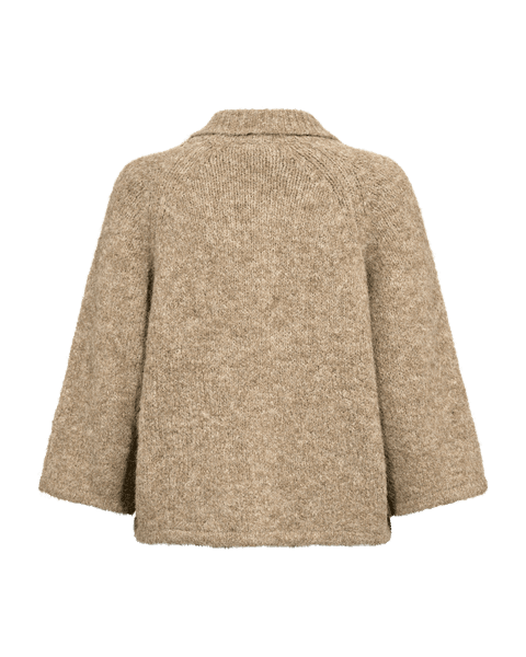 Hovedbilde GRSLULU CARDIGAN - CAMEL MELERT 