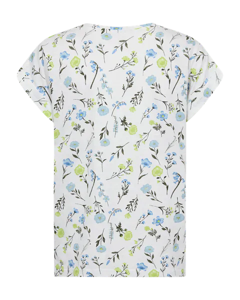 Hovedbilde VIVA TOPP FLOWER - OFFWHITE/GRØNN/BLÅ