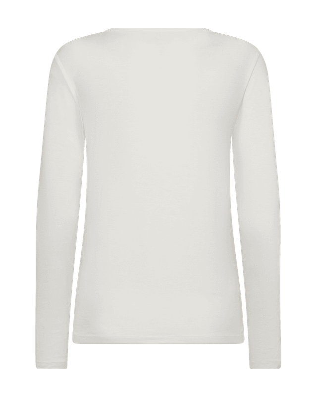 LIANA TOPP M/LANG ERM - OFFWHITE