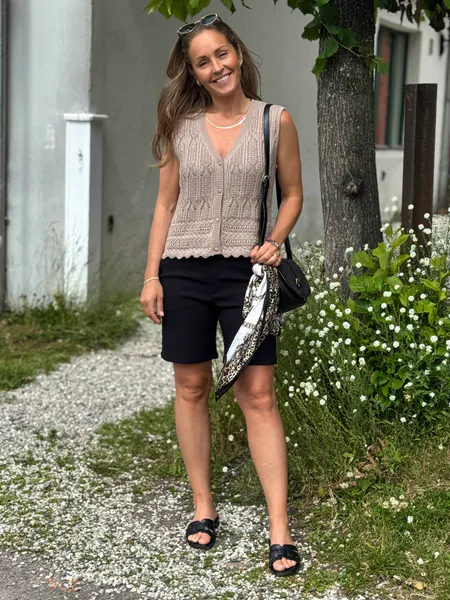 Hovedbilde FRAYA STRIKKET TOPP - TAUPE