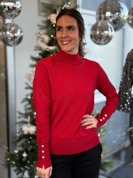 Hovedbilde KATIE GENSER HALVPOLO - RØD