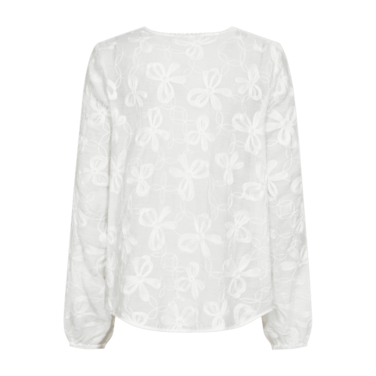 RANDY EMBRO BLUSE - OFFWHITE