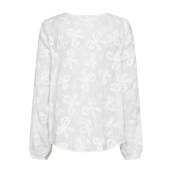 Hovedbilde RANDY EMBRO BLUSE - OFFWHITE