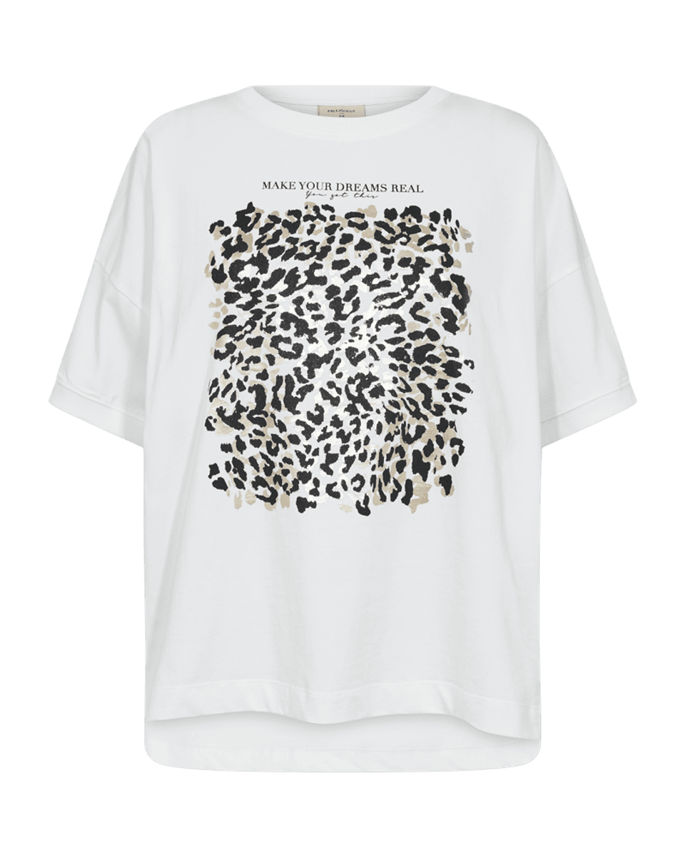 CAROL T-SHIRT - OFFWHITE / SORT