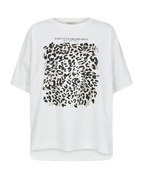 Hovedbilde CAROL T-SHIRT - OFFWHITE / SORT