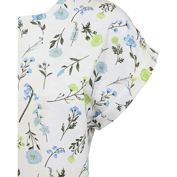 Hovedbilde VIVA TOPP FLOWER - OFFWHITE/GRØNN/BLÅ