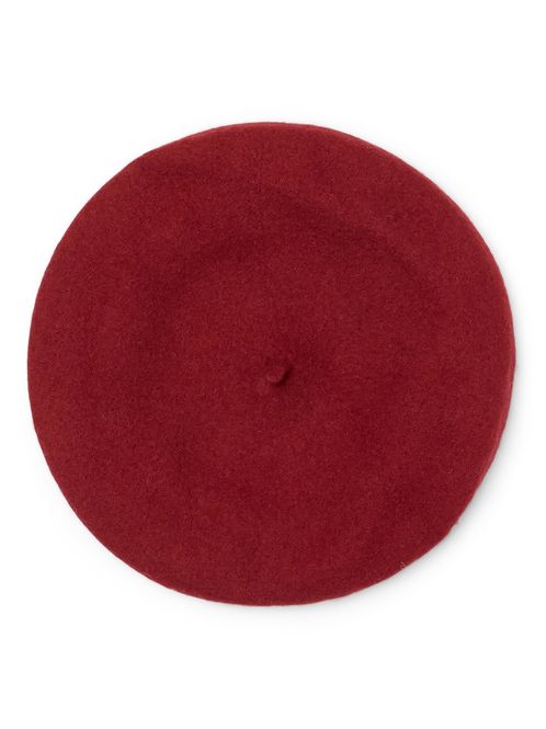 Hovedbilde BELLA BERET I ULL - VINRØD