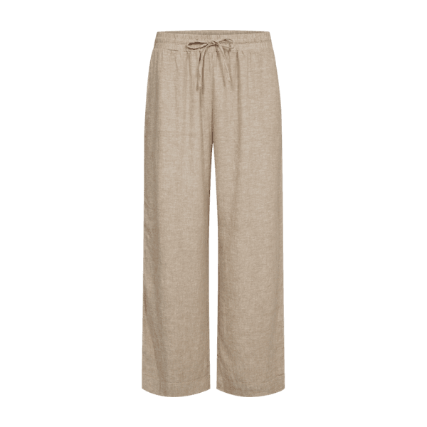 Hovedbilde LAVA LIN/VISCOSE BUKSE ANKEL - SAND MELANGE