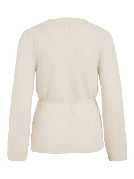 Hovedbilde BOWS STRIKKET CARDIGAN - OFFWHITE