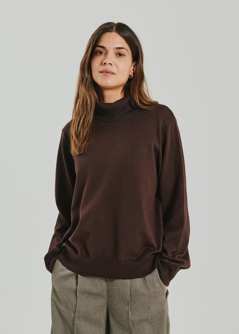 Hovedbilde KATIE LOOSE FIT GENSER - BRUN