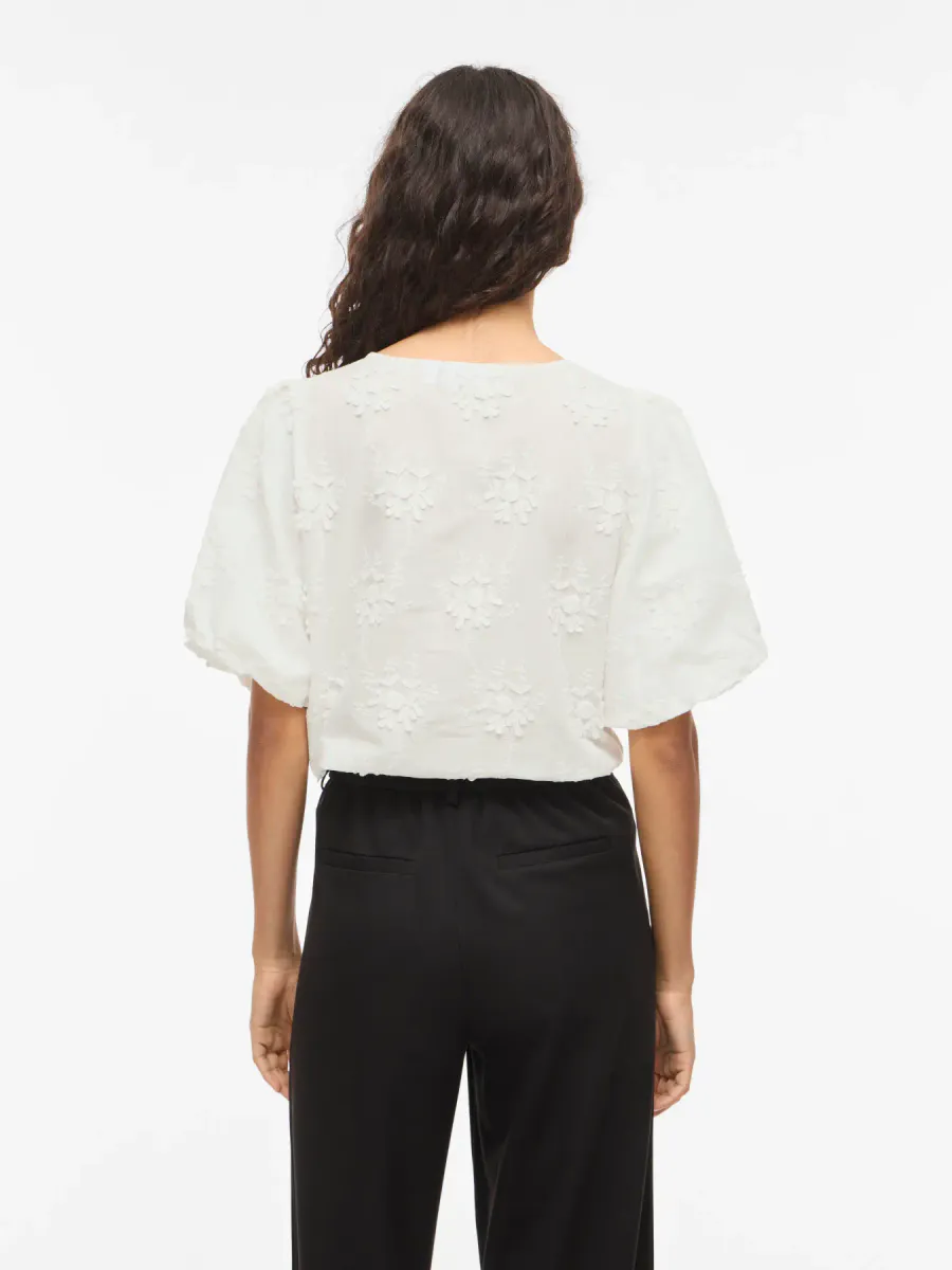 ANTONETT BLUSE - HVIT