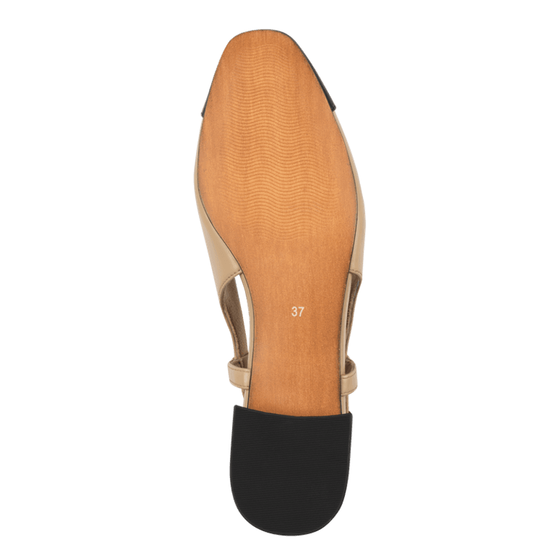 PUMPS M/SLINGBACK - SAND / SORT