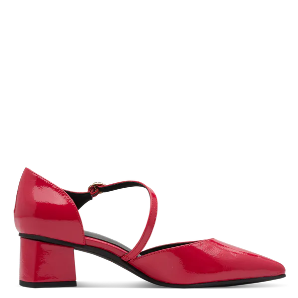 Hovedbilde PUMPS M/REIM GLOSSY - RØD