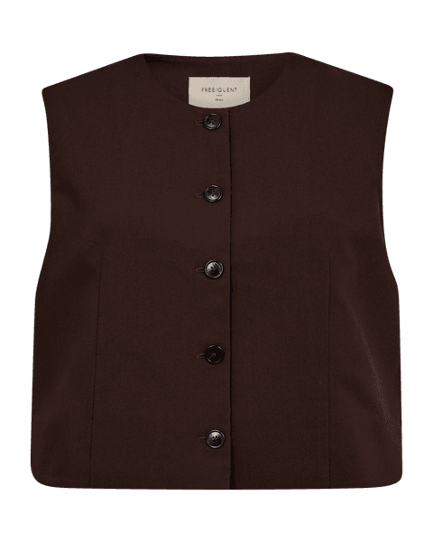 Hovedbilde MAEVE VEST - BRUN