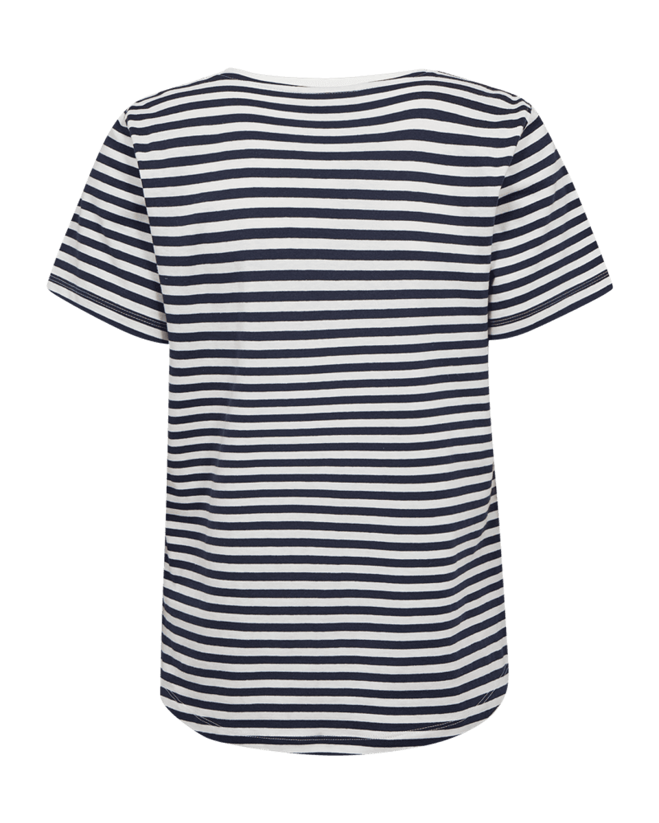 MIAN T-SHIRT - OFFWHITE/NAVY