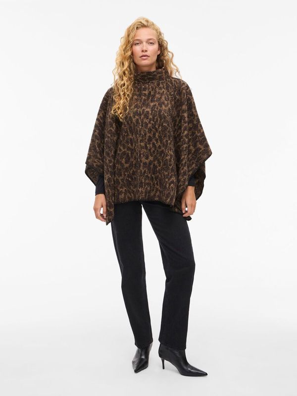 PAULINE PONCHO - SORT/LEO