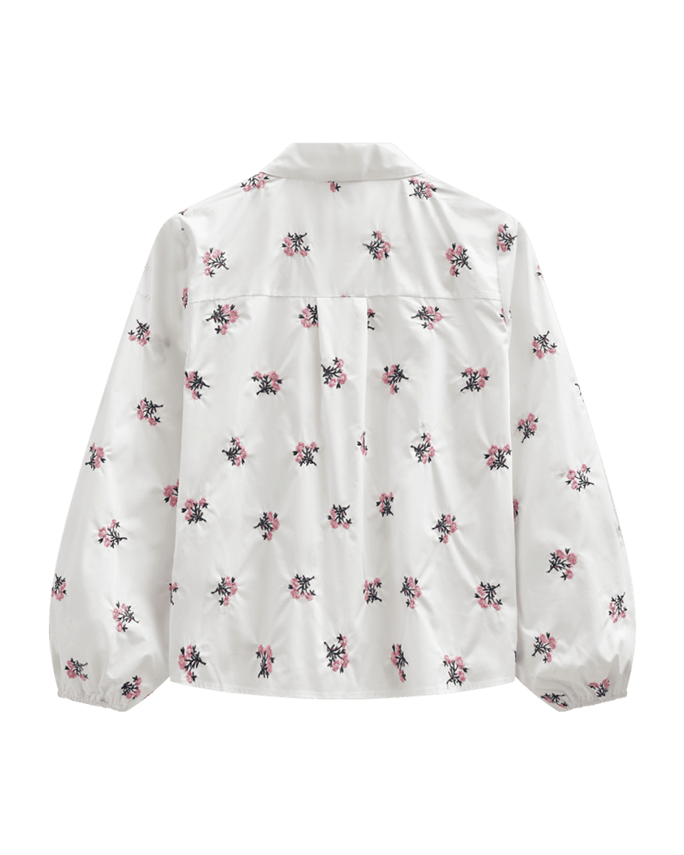 LEILA SKJORTE FLOWERS - ROSA