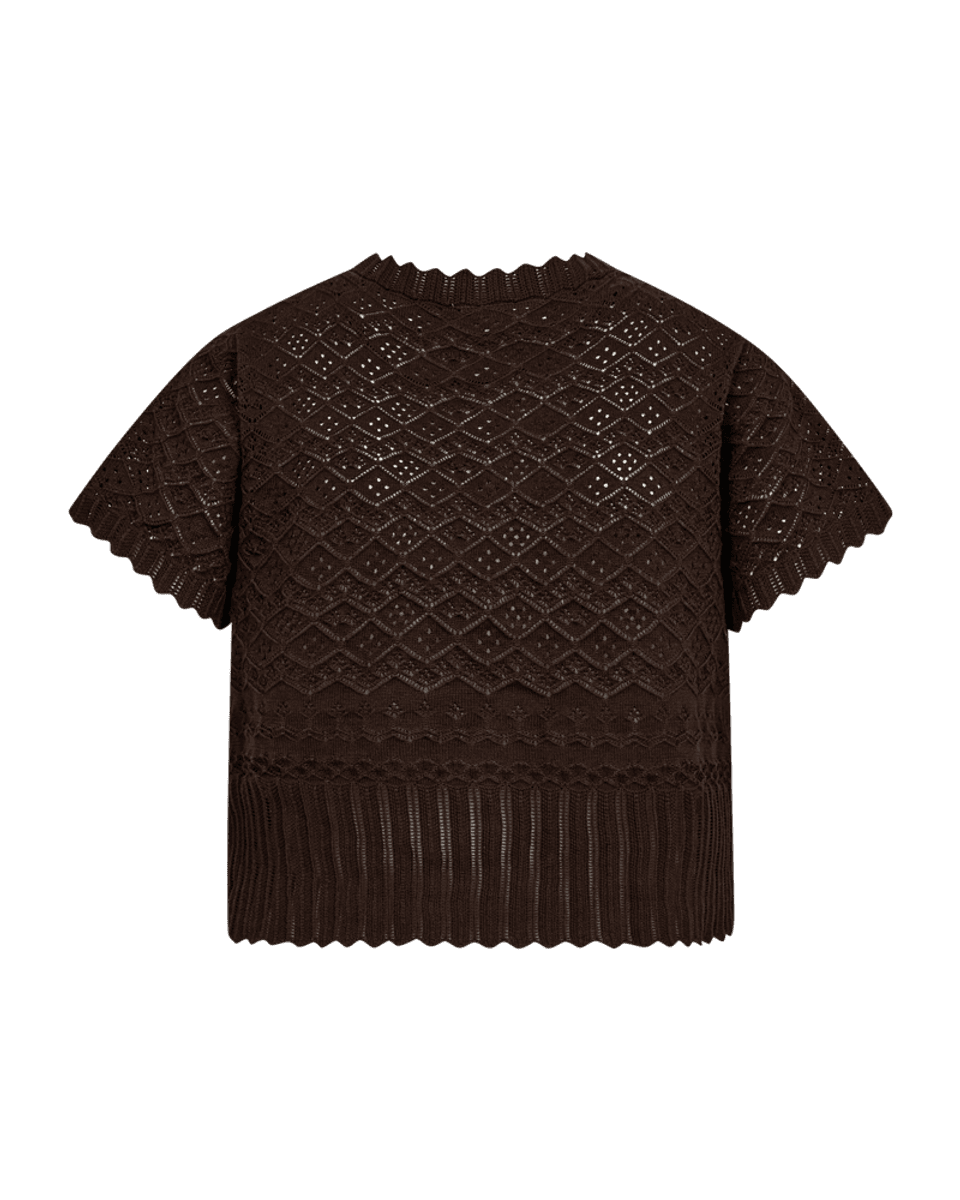 DODO CARDIGAN 2/4 ERM - BRUN