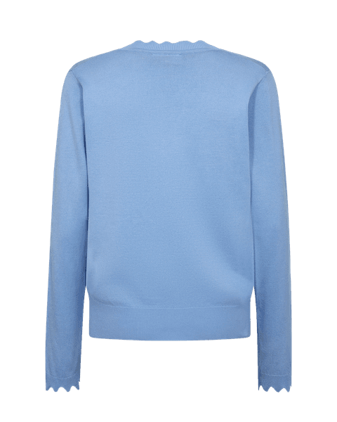 Hovedbilde KATIE GENSER V-HALS - HIMMELBLÅ