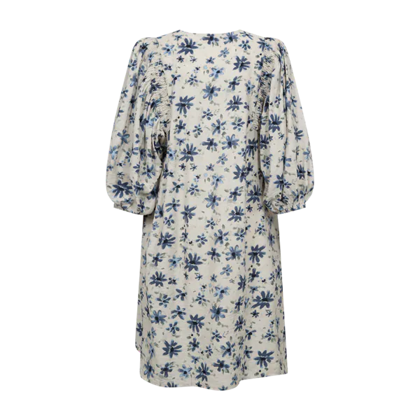 Hovedbilde JOVI KJOLE FLOWERS - MOONBEAM/BLÅ