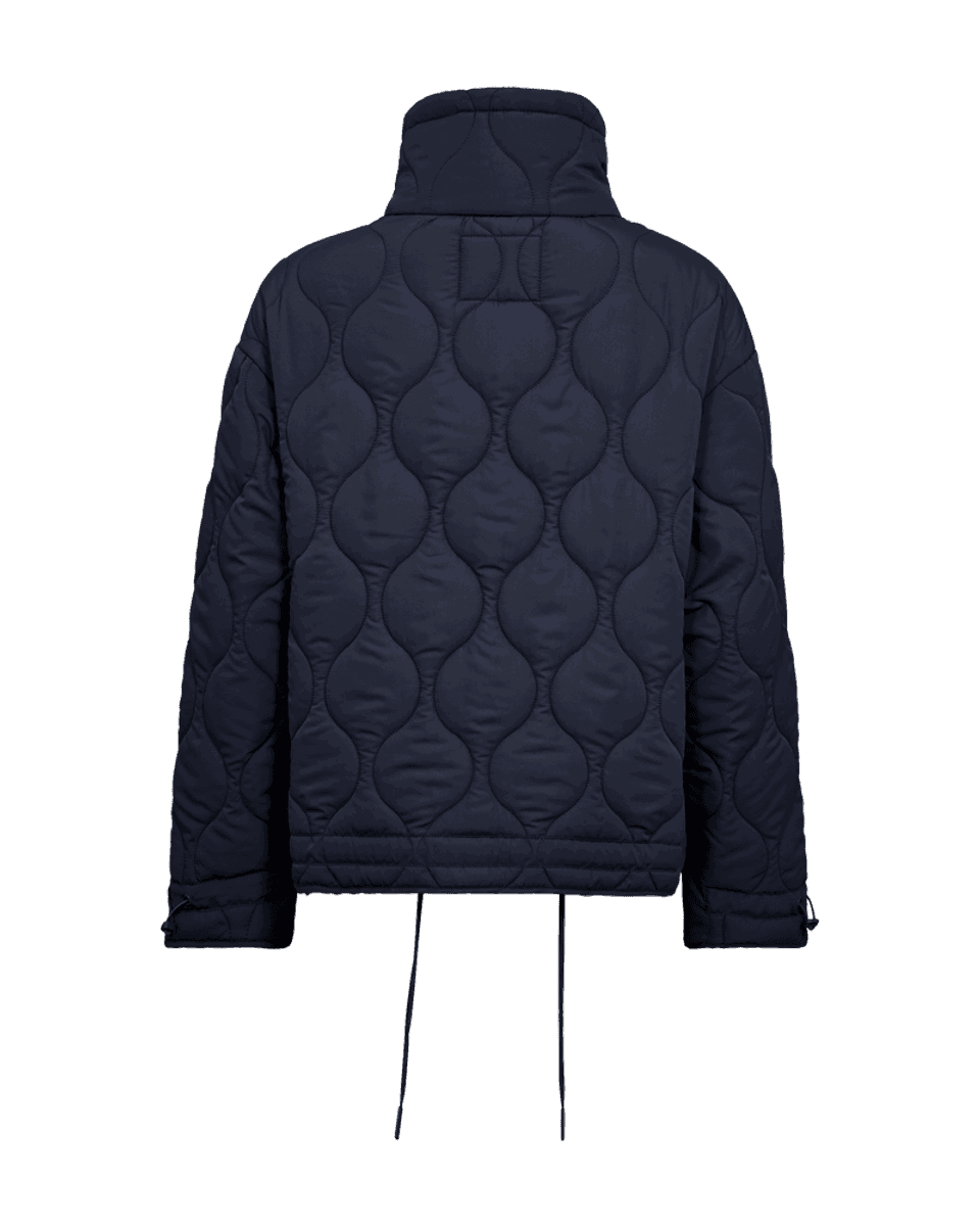 BLOB QUILTET JAKKE - NAVY