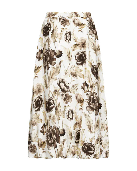 Hovedbilde MAISE SKJØRT - BRUNE BLOMSTER