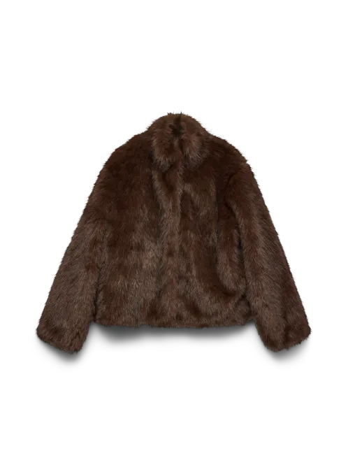 Hovedbilde MONROE FAKE FUR JAKKE - BRUN