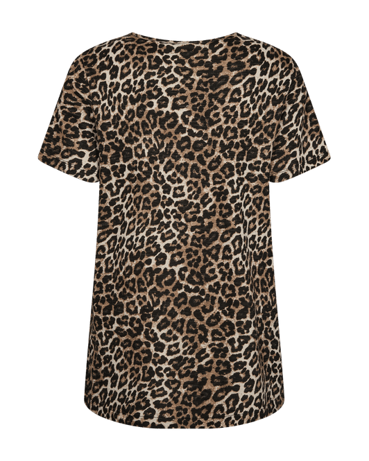 Hovedbilde SABINA T-SHIRT V-HALS - LEOPARD