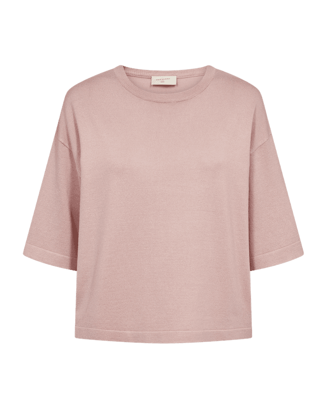 CONNY GENSER RUND HALS - PALE MAUVE