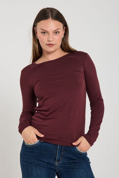 Hovedbilde LIANA TOPP M/LANG ERM - PLOMME