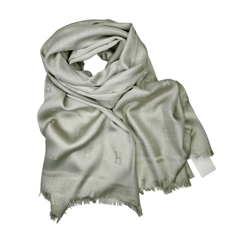 SKJERF H PRINT M/GLITTER - DUS GRØNN