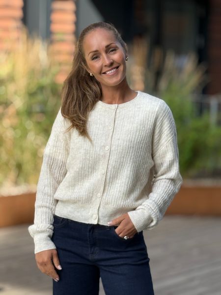 Hovedbilde LORY CARDIGAN - CREAM