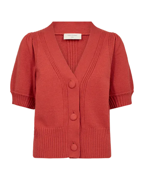 Hovedbilde ALPI CARDIGAN - DYP RØD