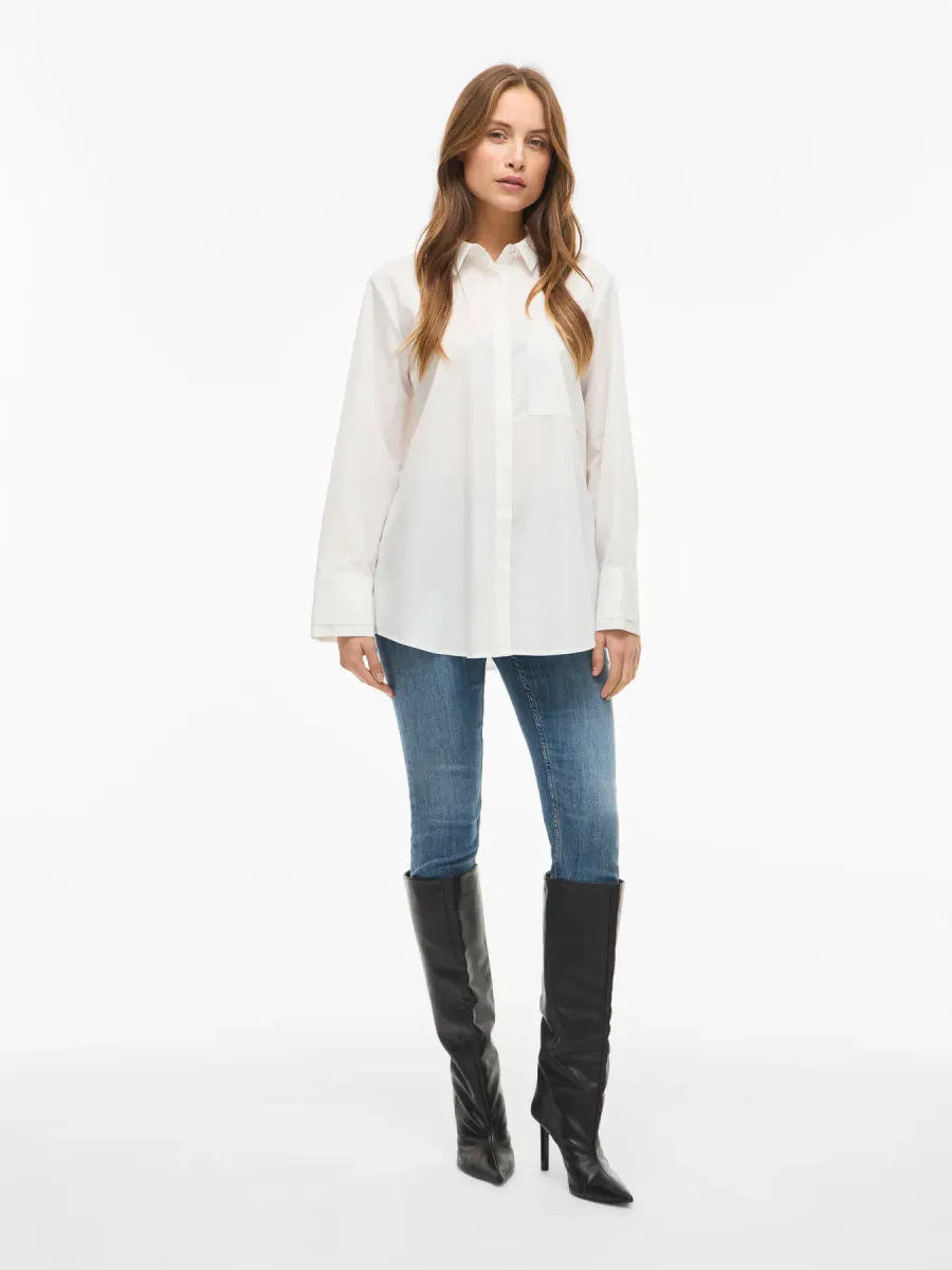 ELLIA SKJORTE - HVIT