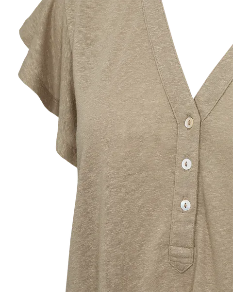Hovedbilde LAVINA TOPP M/KNAPPER - CAMEL